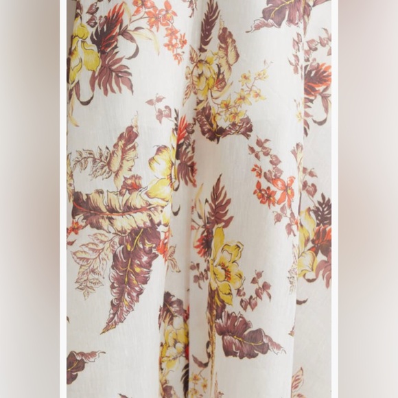 NWT $1150 Zimmermann Matchmaker Floral Print Linen & Silk Maxi Skirt 0P (2P US)! - Picture 8 of 8